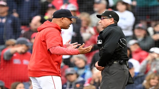 Boston Red Sox manager Alex Cora